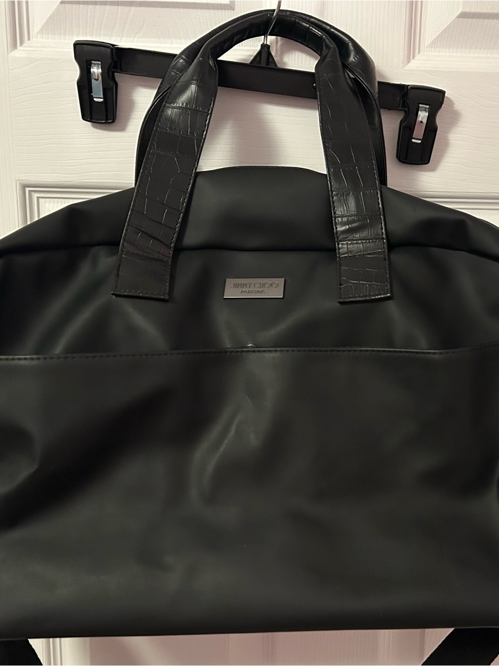 Jimmy Choo Black 16” Travel Bag